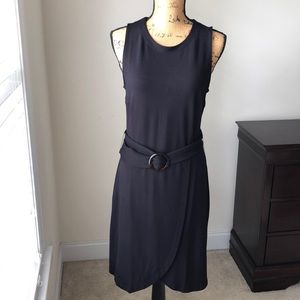 NWT loft black with tortoiseshell buckle belt